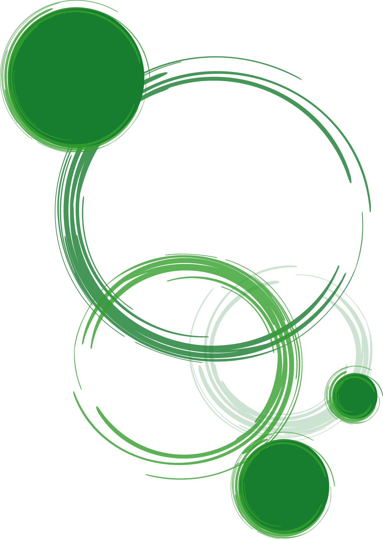College Clipart Png Download - Green Swirls Png Transparent Png (1321x1857), Png Download