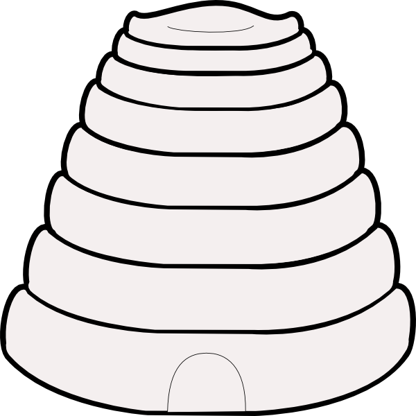 Beehive Clipart (600x600), Png Download