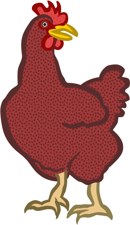 Beak Clipart Hen - Chickens Clipart - Png Download (703x750), Png Download