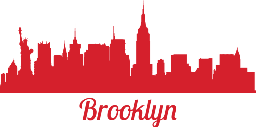 New York City Skyline Wall Decal Sticker - Lego Central Perk Display Case Clipart (1024x507), Png Download