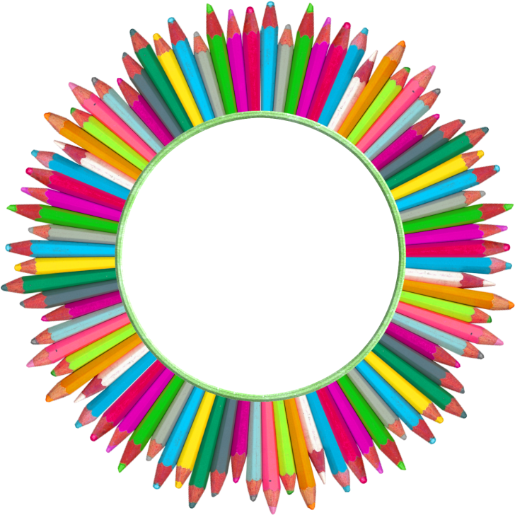 Transparent Kostenlose Cliparts Schule - Pencil Crayon Color Pencil Clip Art - Png Download (728x728), Png Download