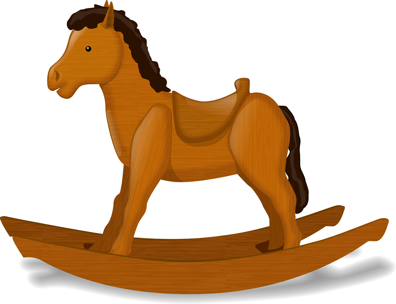 Pony Clipart Foot - Rocking Horse Clip Art - Png Download (700x538), Png Download