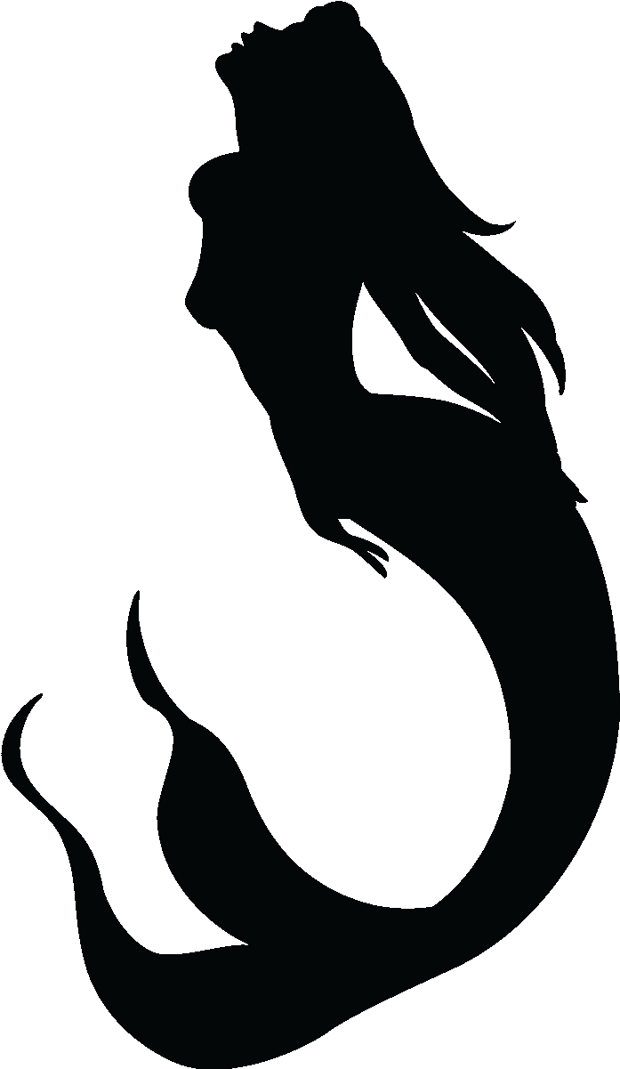 Mermaid Png Photo - Transparent Mermaid Silhouette Clipart (1200x1200), Png Download