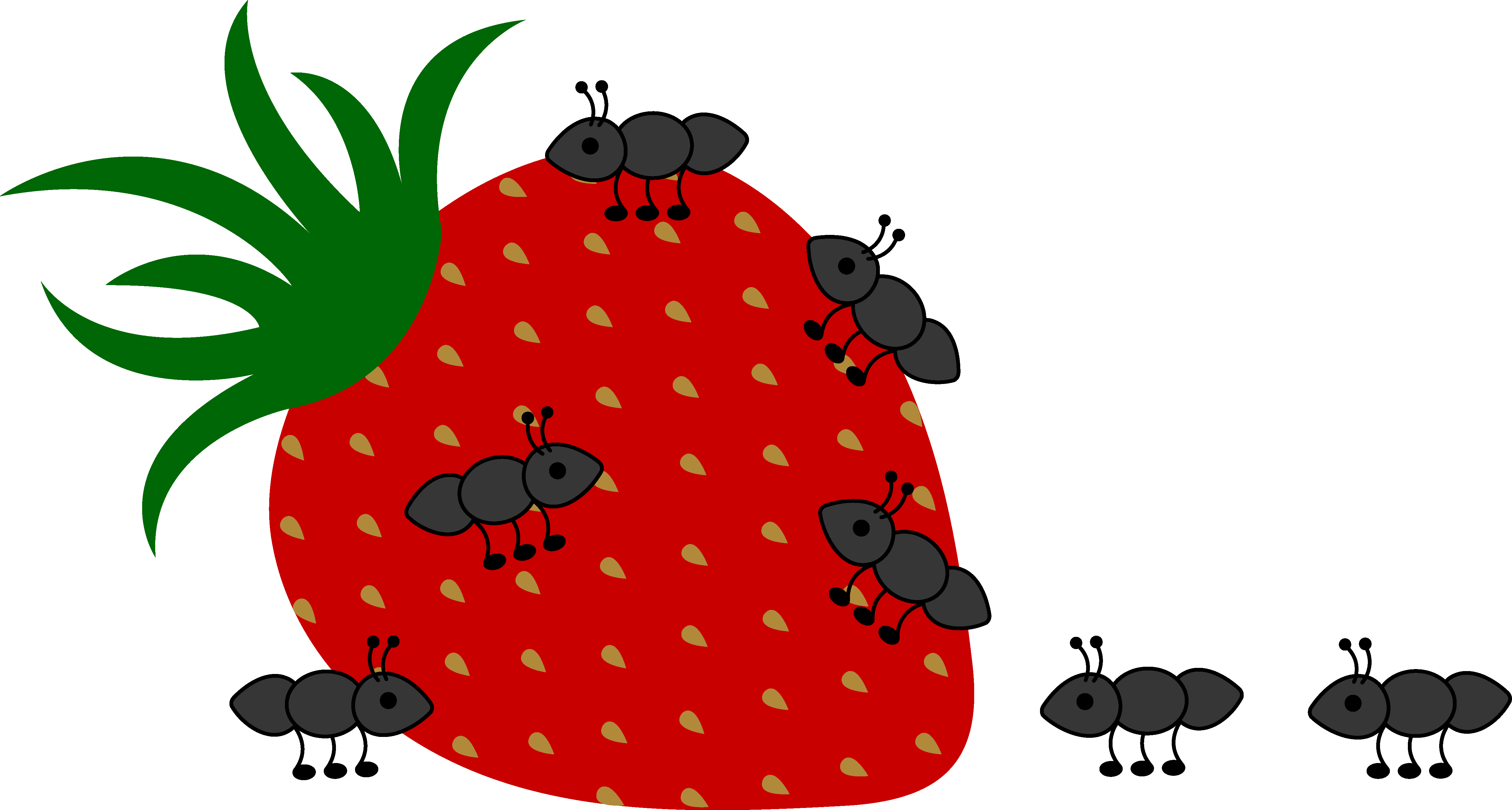 Picnic Cliparts - Picnic Ants Clipart - Png Download (5212x2793), Png Download