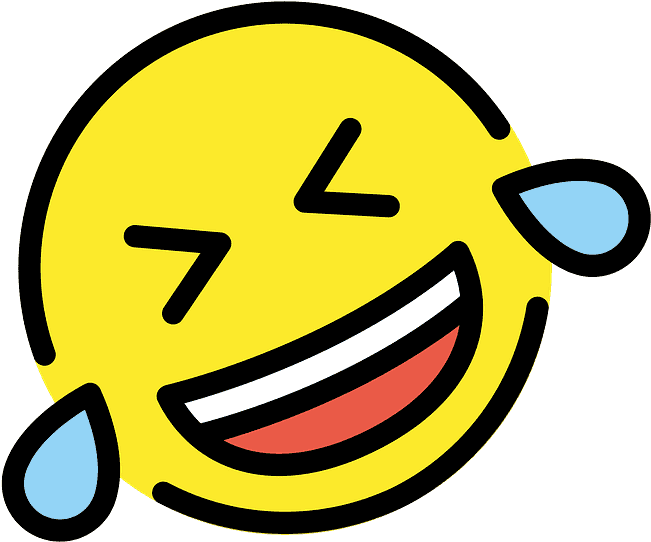 Rolling On The Floor Laughing Emoji Clipart - Humour - Png Download (800x800), Png Download