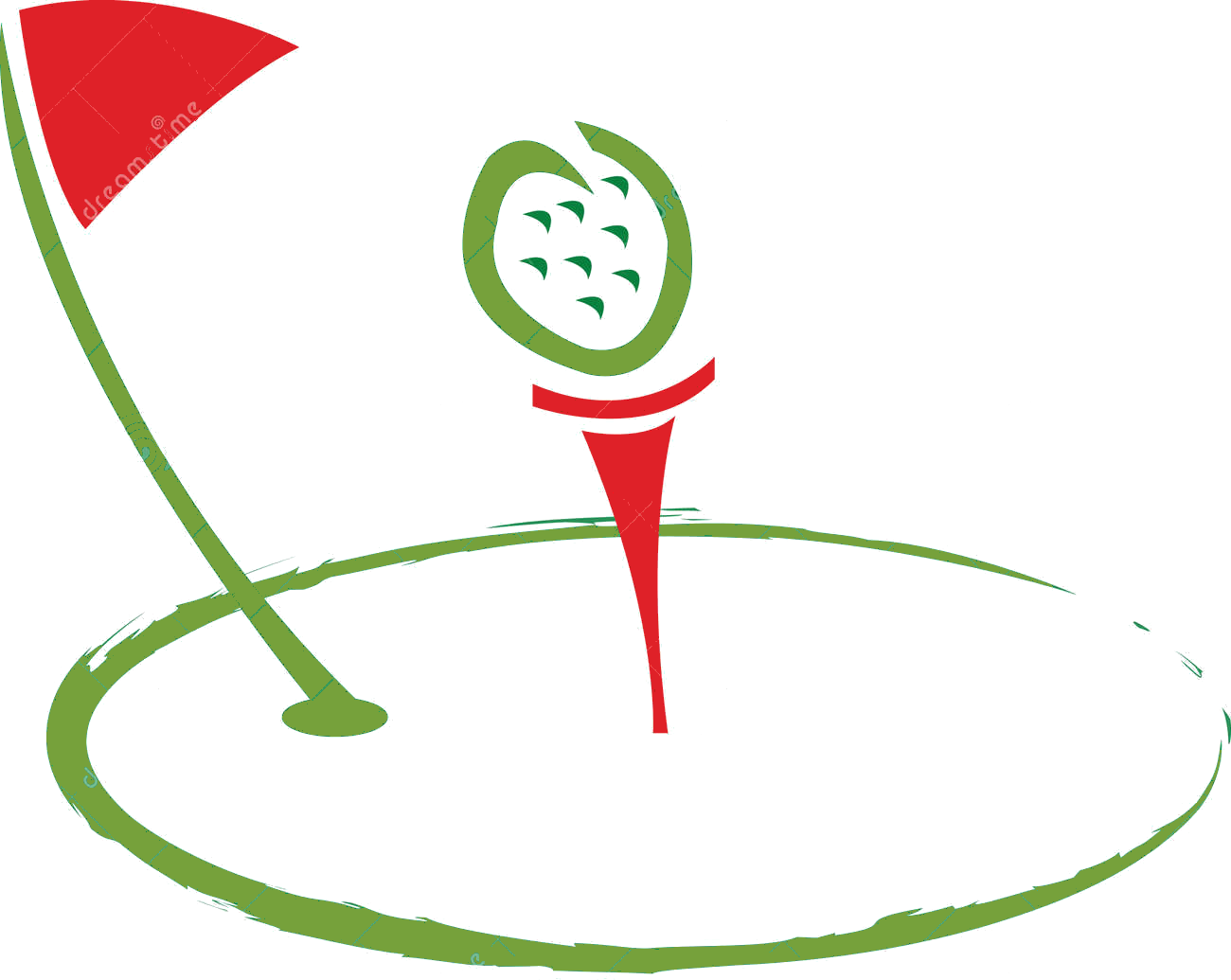 Golf Shaft Image Vector Graphics Clip Art - Golf Logo Free - Png Download (1300x1035), Png Download