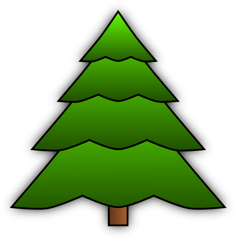 Transparent Clipart Ostern - Evergreen Tree Clipart - Png Download (789x796), Png Download