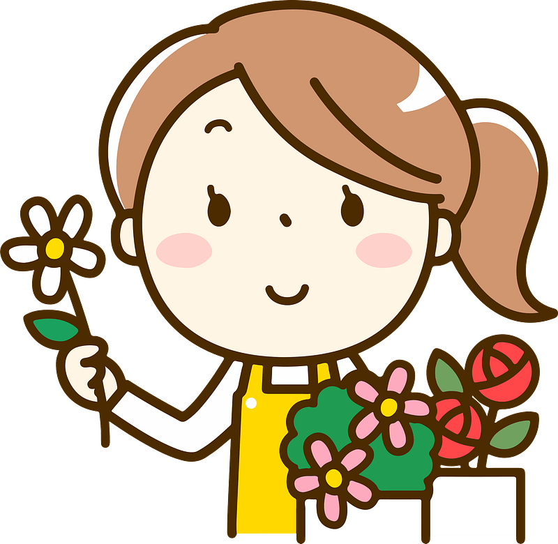 Flower Shop Staff Clipart - Clip Art To Realize - Png Download (800x780), Png Download