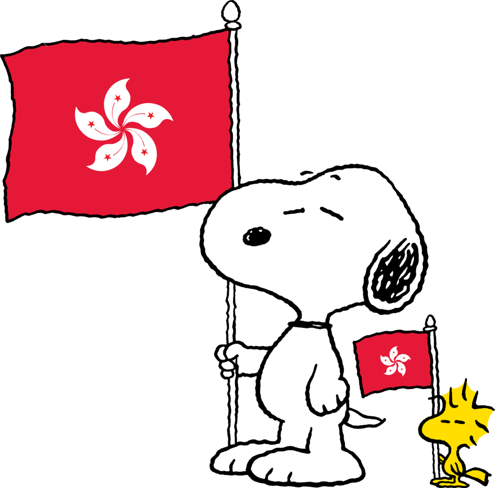 Snoopy Flags - Snoopy And Woodstock Ipad Clipart (1000x985), Png Download