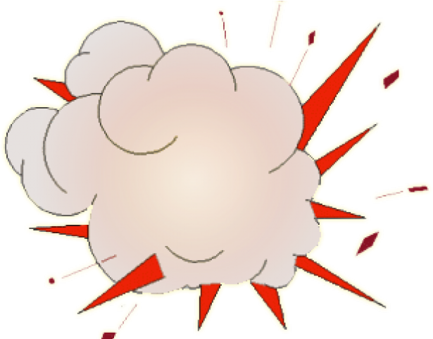 Explosion Clip Art - Png Download (640x480), Png Download