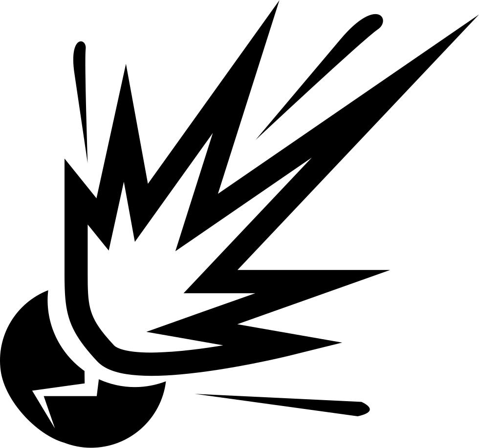 Explosion Clipart Svg - Bomb Explosion Icon - Png Download (980x918), Png Download