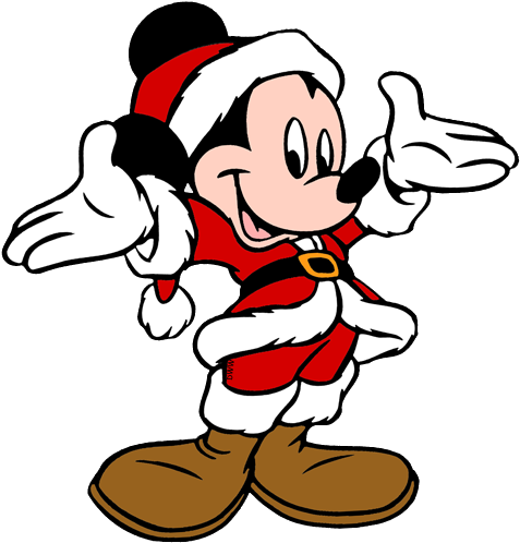 Christmas Mickey Mouse Ears Clipart Transparent Png - Christmas Mickey Clipart (840x565), Png Download