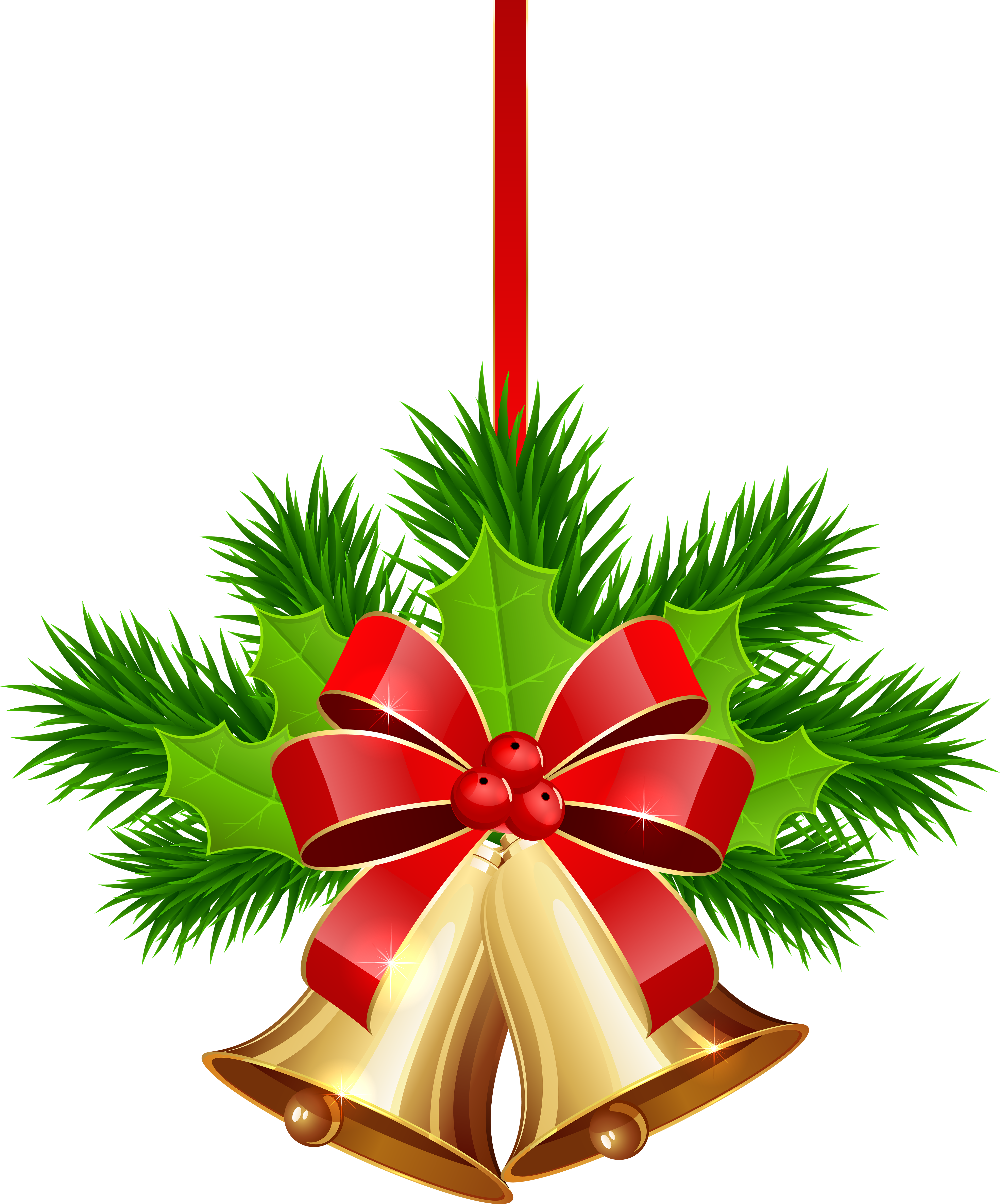 Xmas Golden Bells Png Clip Art Imageu200b Gallery Yopriceville - Christmas Bell Png Transparent Png (5028x6000), Png Download