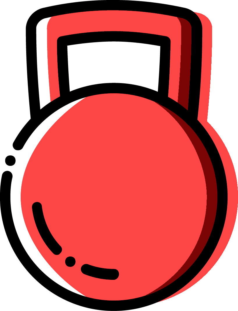 Red Clipart Dumbbell - Png Download (818x1067), Png Download