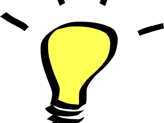 Light Bulb Clip Art Png Transparent Png (640x480), Png Download
