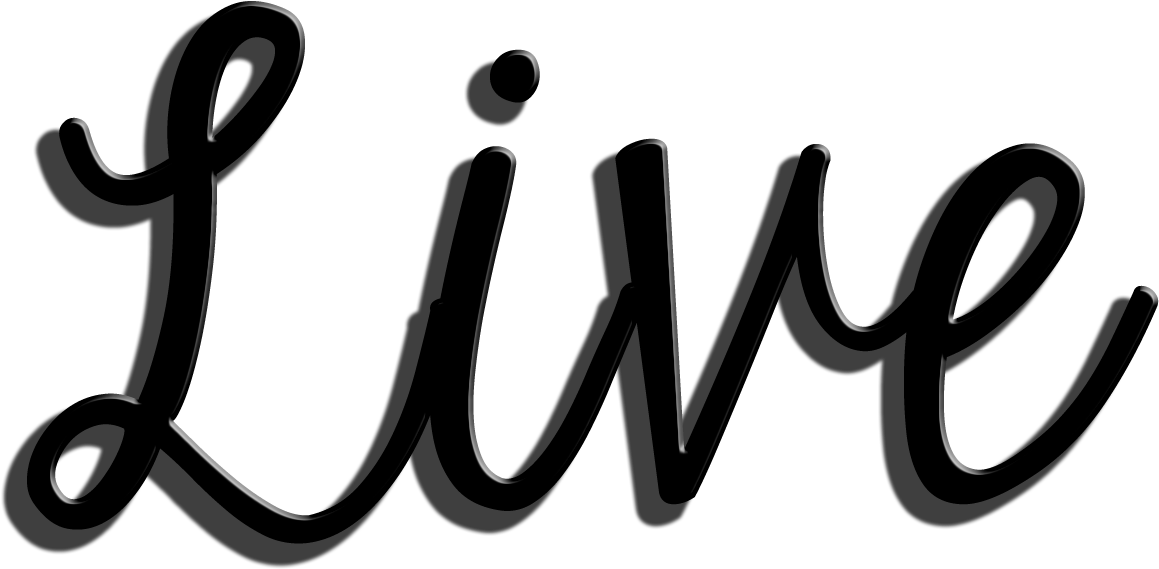 Live Laugh Love - Word Live Clipart - Png Download (1159x569), Png Download