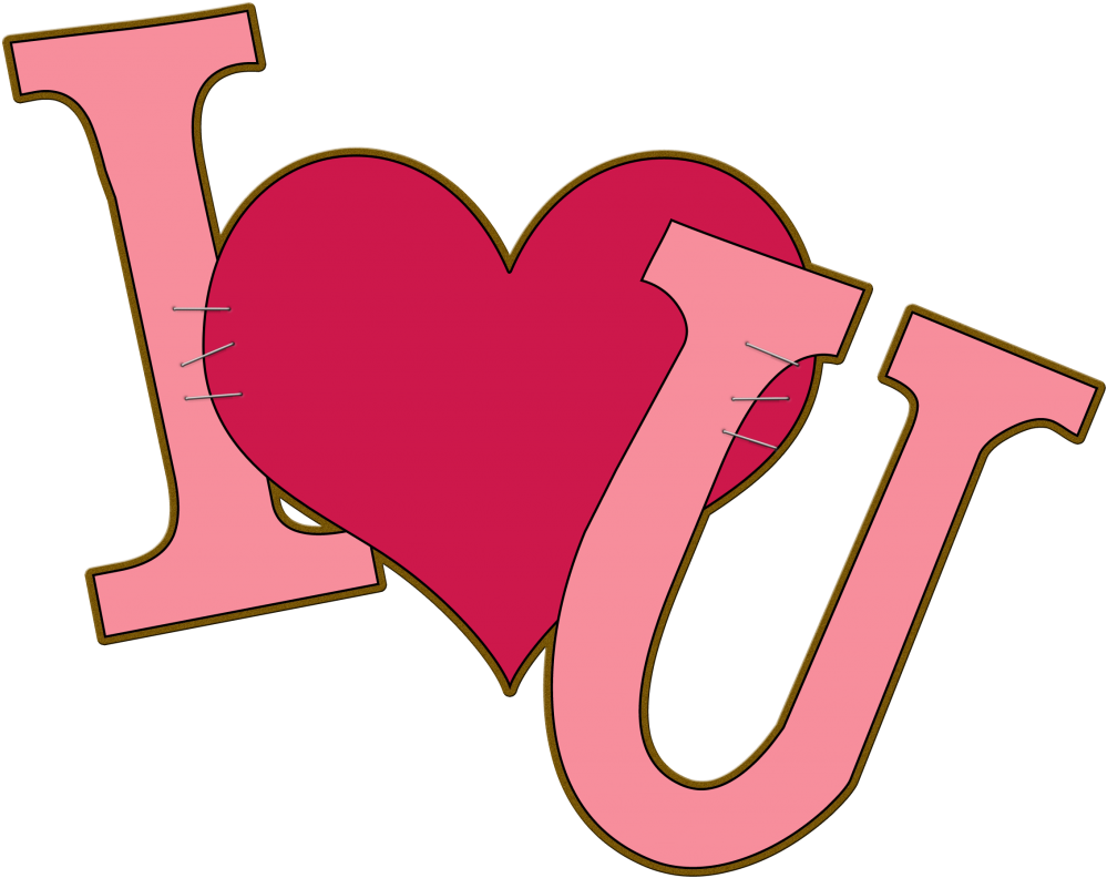 I Love You Mom Png Pic - L Love You Png Clipart (999x792), Png Download