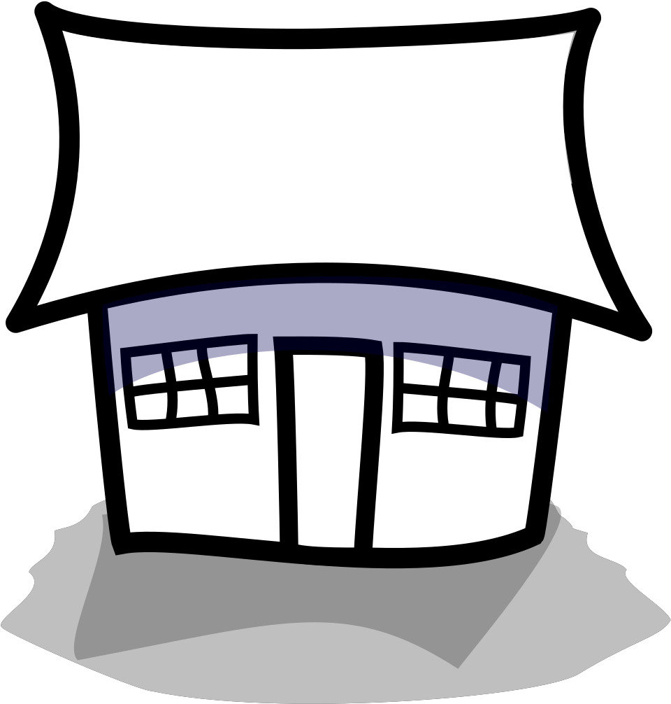 Brown House Outline Svg Clip Arts - Sari Sari Store Png Transparent Png (1024x1024), Png Download