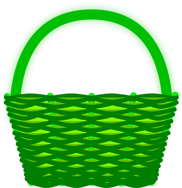 Transparent Background Empty Easter Basket Clipart - Png Download (600x583), Png Download