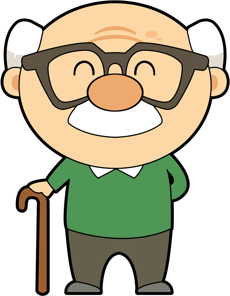 Father Clipart Grandad - Grandfather Clipart - Png Download (800x1067), Png Download