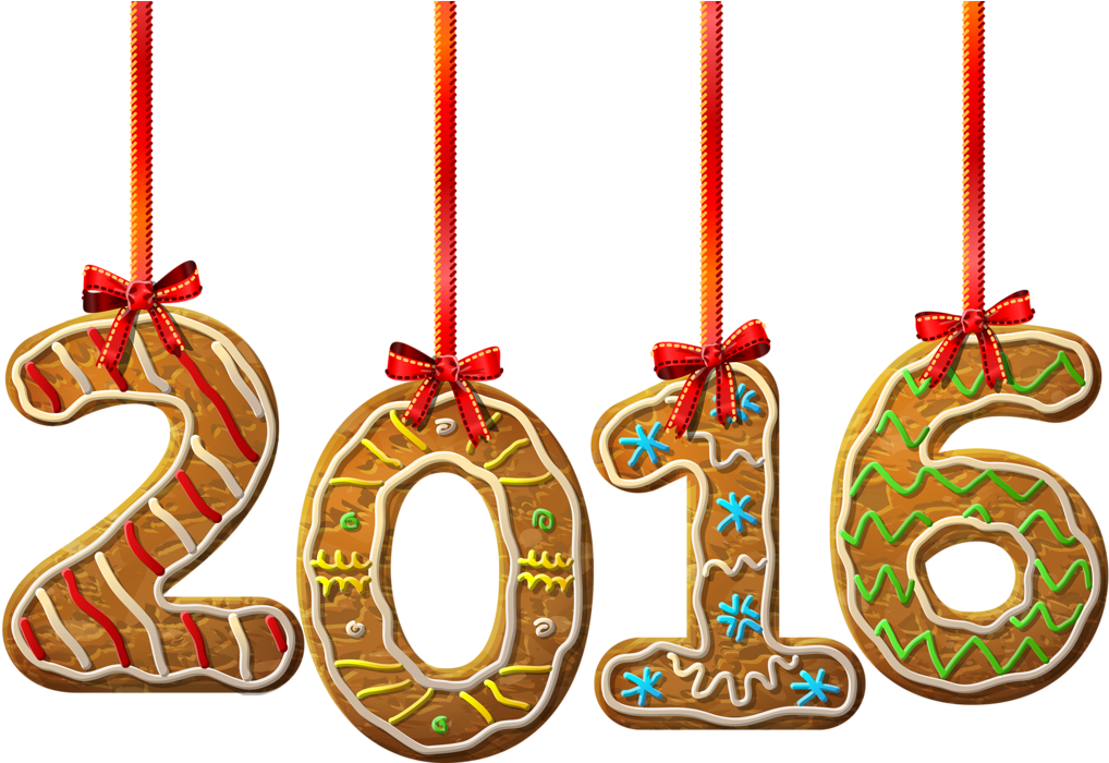 Product 2016 Ornament Day Dezember Year Holiday Clipart - Png Download (1024x699), Png Download
