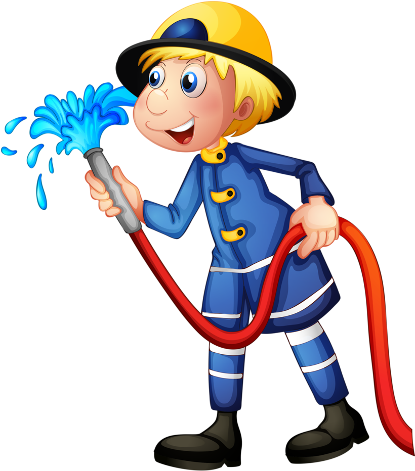 Police Firefighter Basketball Clipart Png Royalty Free - Firefighter Drawing Transparent Png (834x1024), Png Download