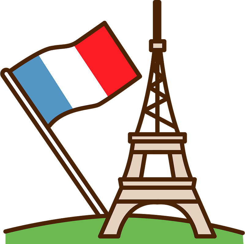 Eiffel Tower Clipart - Eiffel Tower Vector Png Transparent Png (800x797), Png Download