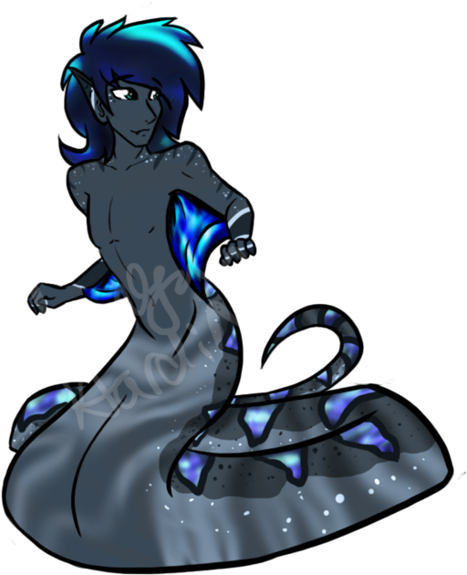 Flame Scale Cobra Naga - Cobra Naga Clipart (1024x651), Png Download