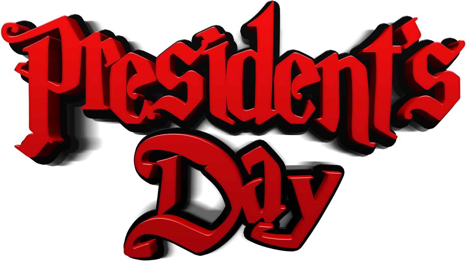 Transparent Presidents Day Clipart - Presidents Day Transparent - Png Download (1485x832), Png Download