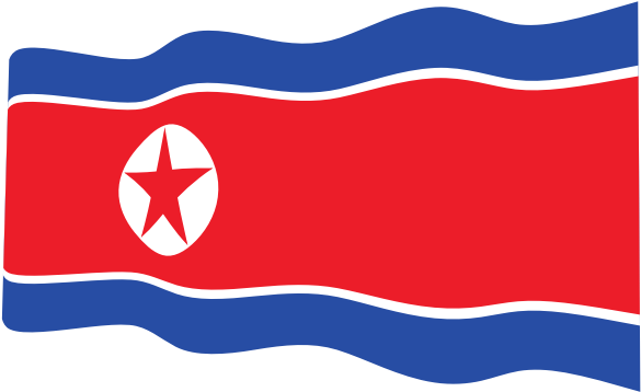 North Korea Waving Flag - Flag Clipart (600x600), Png Download