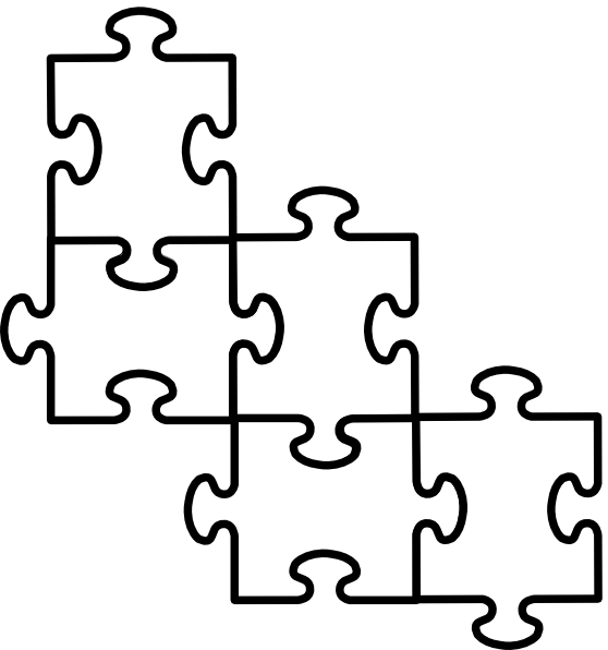 Jigsaw Puzzle Puzzle Video Game Clip Art - 5 Puzzle Piece Template - Png Download (558x596), Png Download