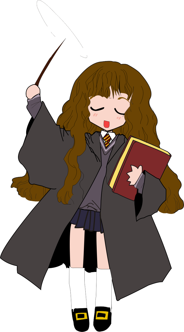 Harry Potter Girl Clipart , Png Download - Hermione Granger Clip Art Transparent Png (765x1381), Png Download