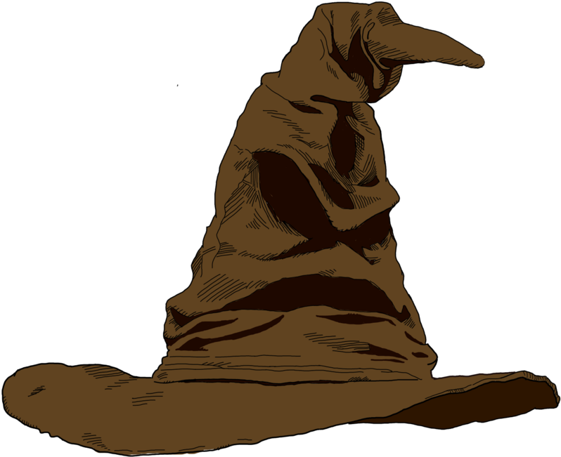 Harry Potter Sorting Hat Clipart , Png Download - Cartoon Harry Potter Sorting Hat Transparent Png (798x651), Png Download