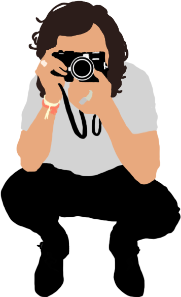 Harry Styles Vector Illustration By Grungevizi - Harry Styles Png Stickers Clipart (500x630), Png Download