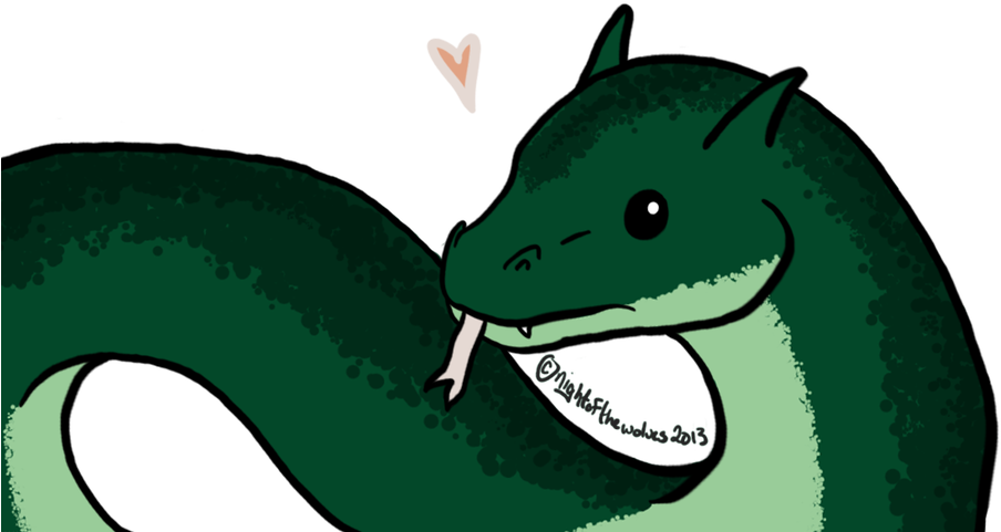 Cartoon Basilisk Harry Potter Clipart (1024x618), Png Download