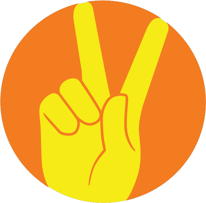 Blue Peace Sign Svg Clip Arts - Give Peace A Chance - Png Download (1024x1024), Png Download