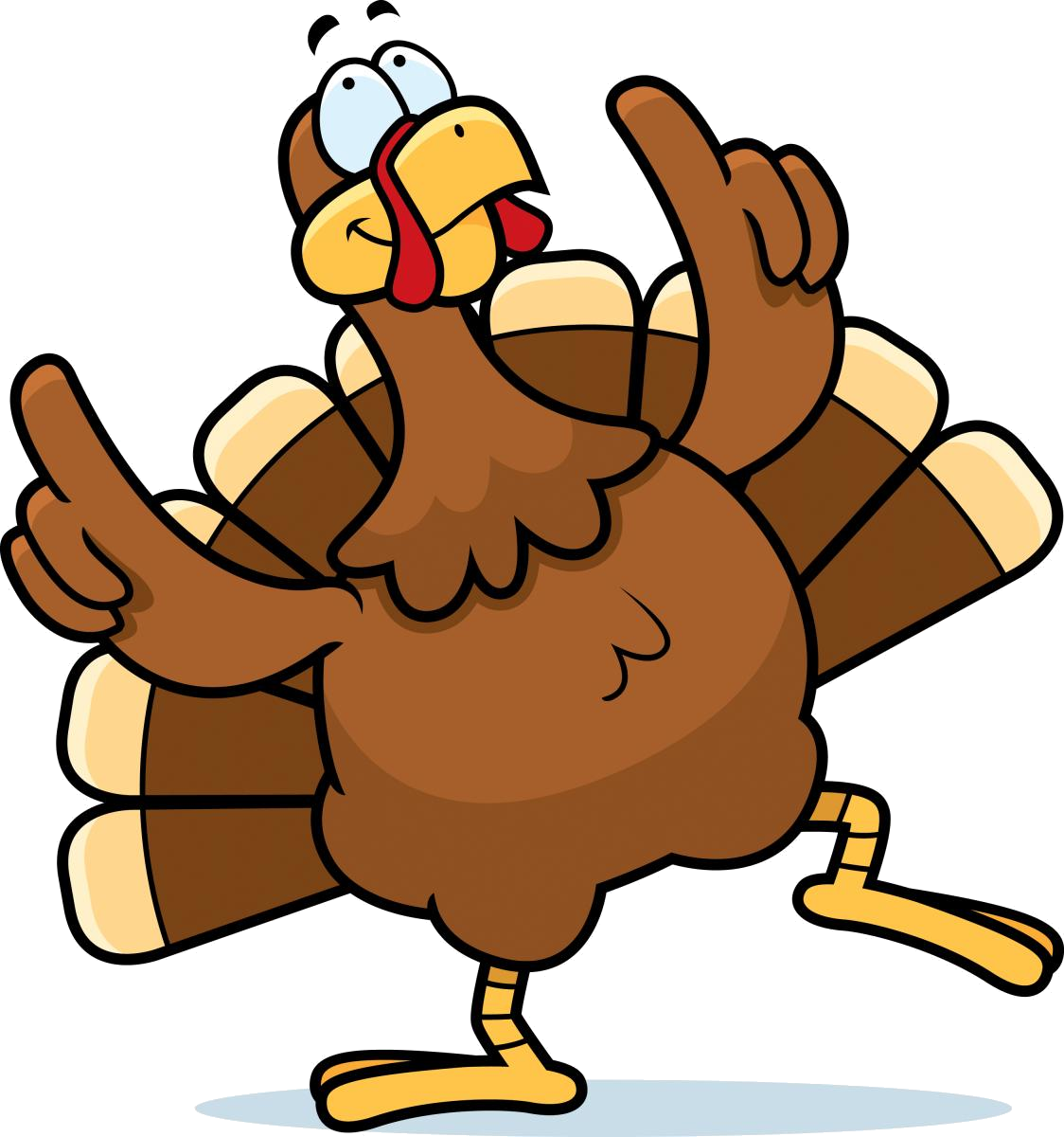 Clip Art Image Transparent - Funny Turkey Clipart - Png Download (1124x1200), Png Download