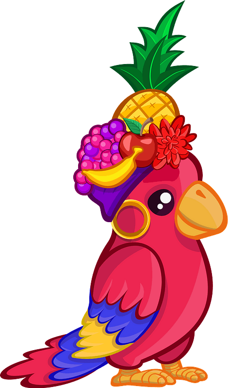 Parrot Clipart - Green Parrot Clipart - Png Download (470x800), Png Download