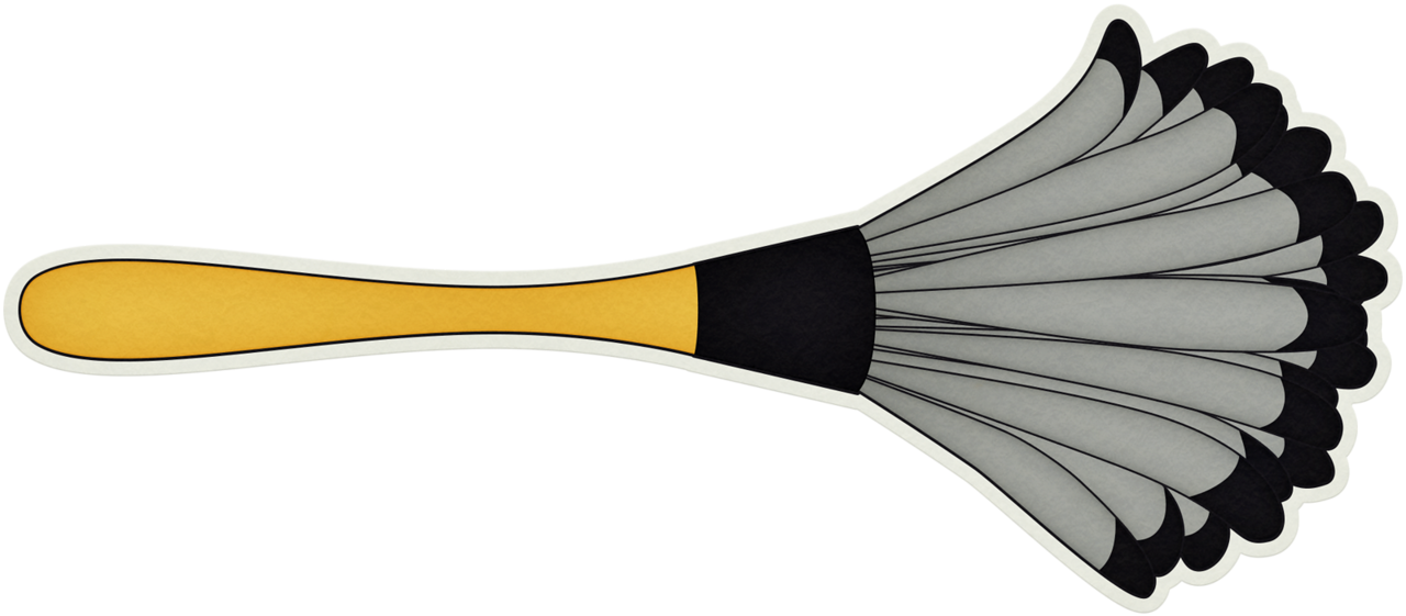 Clipart Clean House Picture Royalty Free Library Feather - Feather Duster Clip Art - Png Download (1280x561), Png Download