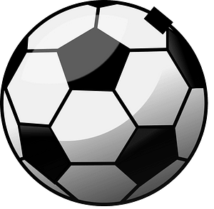 Soccer Ball Clipart - Football Ball Cartoon Png Transparent Png (300x294), Png Download