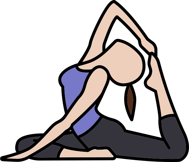Intermediate And Its Benefits - Standing Intermediate Yoga Poses Clipart (600x514), Png Download