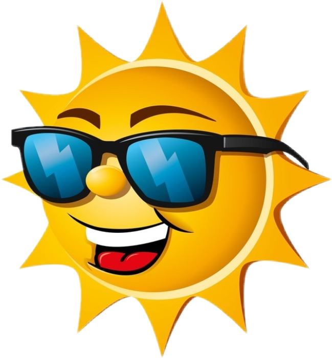 #sonnenbrille #sonne #brille #clipart #funny - Sonne Mit Brille - Png Download (649x701), Png Download