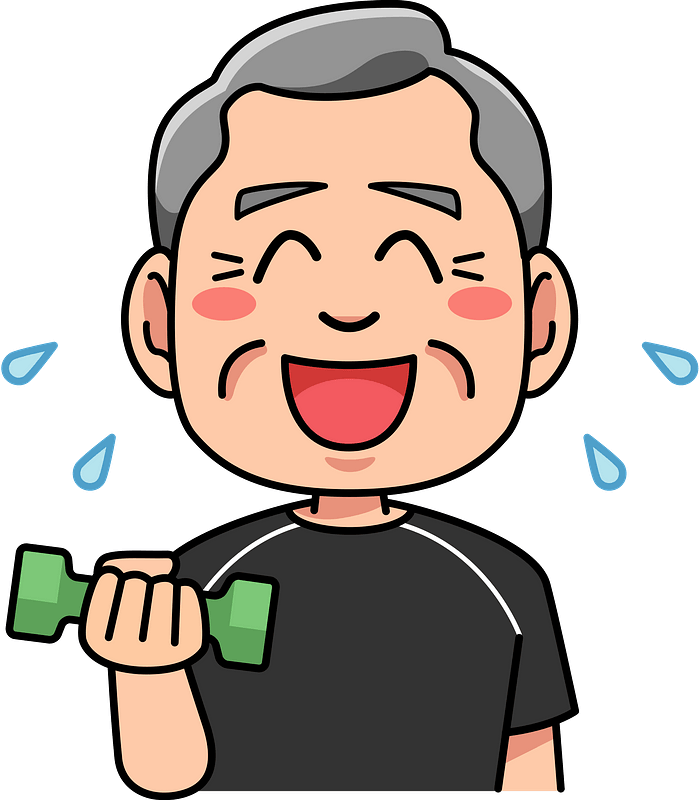 Grandfather Physical Training Clipart - Grandfather Png Transparent Png (699x800), Png Download