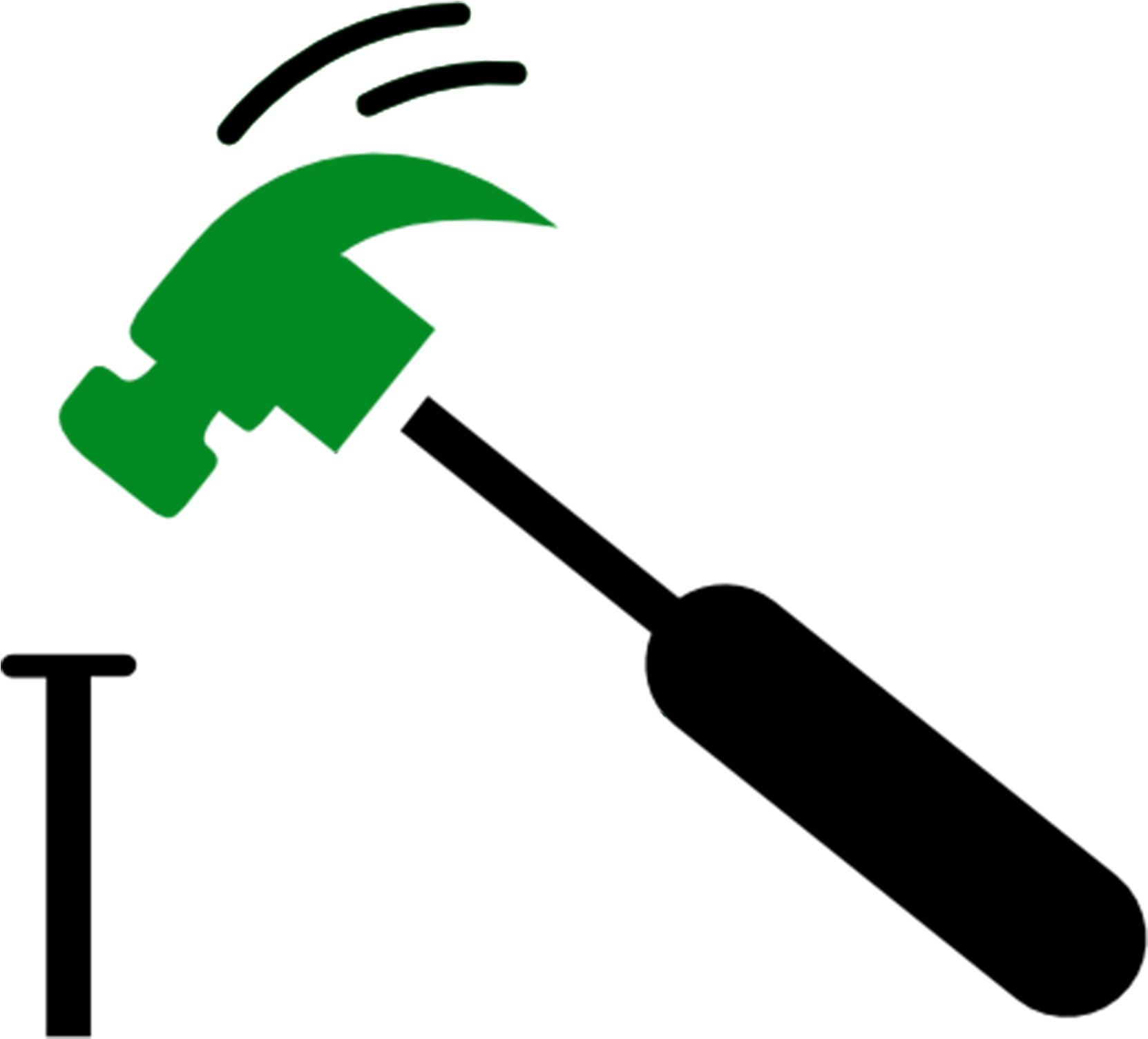 Deck & Patio - Hammer And Nail Png Clipart (1662x1505), Png Download