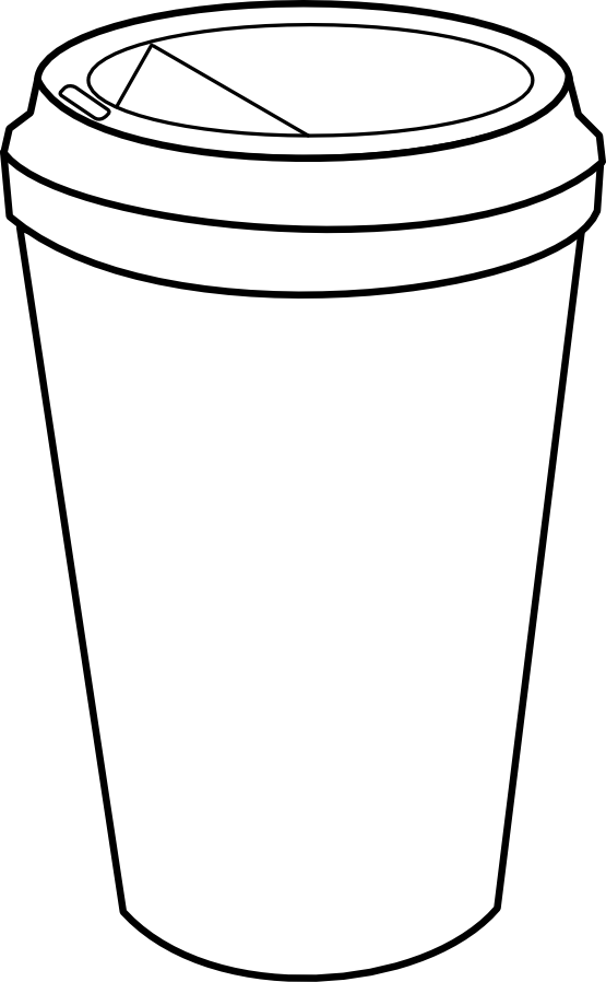 Paper Coffee Cup Clip Art - Png Download (555x898), Png Download