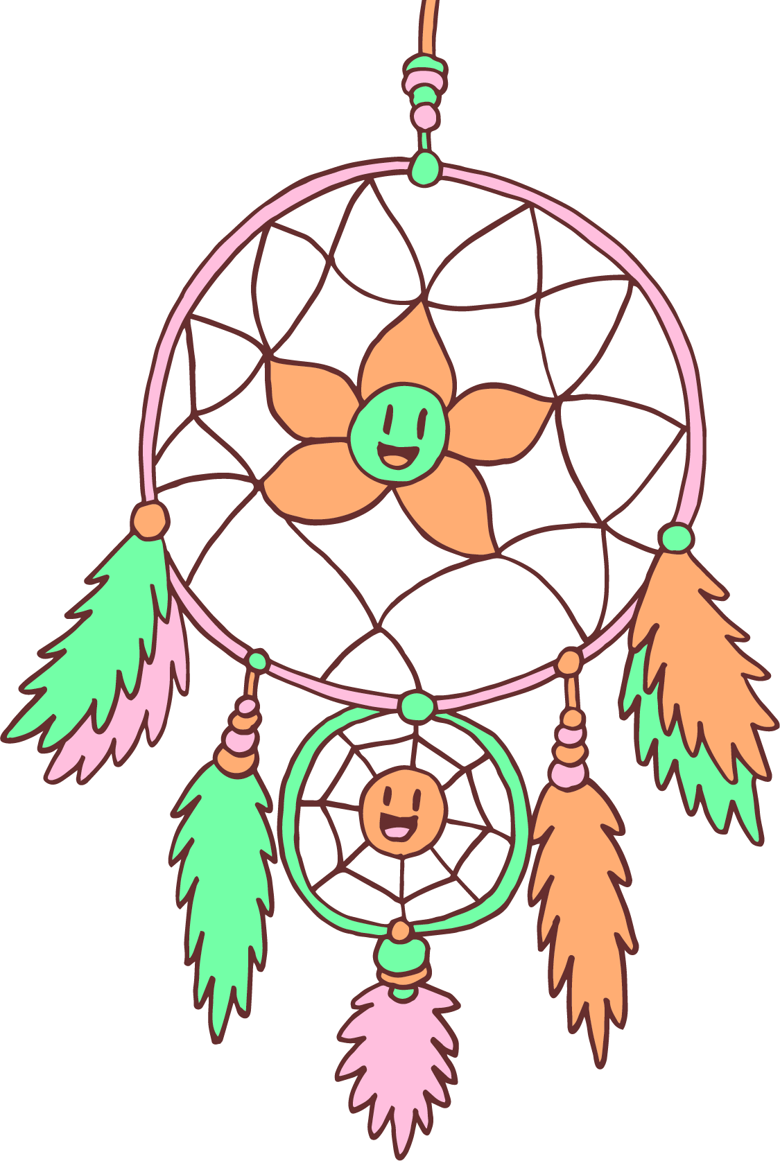 Cliparts For Free Download Dream Clipart Drawing And - Dreamcatcher - Png Download (1125x1675), Png Download
