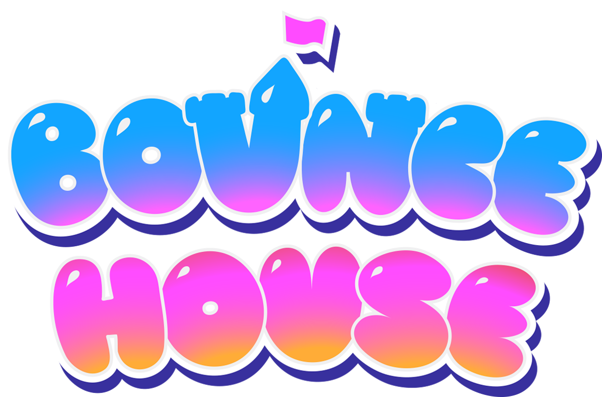 Houses Clipart Blue - Bounce Houses Clipart Png Transparent Png (1200x800), Png Download