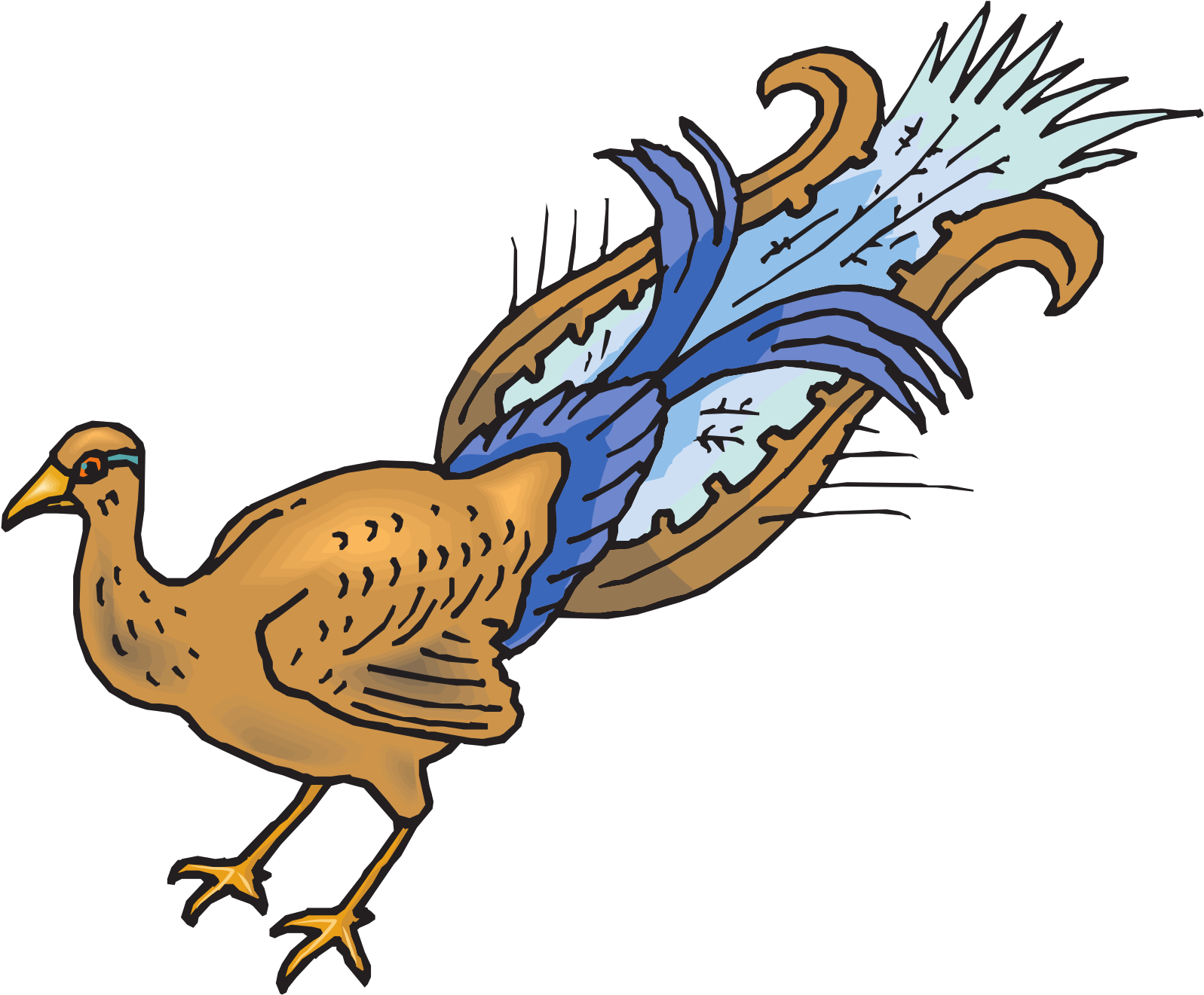 Peafowl Clipart (1600x1600), Png Download