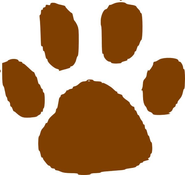 Green Paw Print Transparent Background Clipart (600x567), Png Download