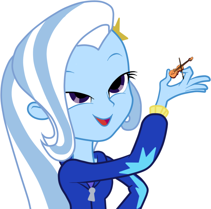 Rooster Teeth - Trixie Mlp Equestria Girls Clipart (725x716), Png Download
